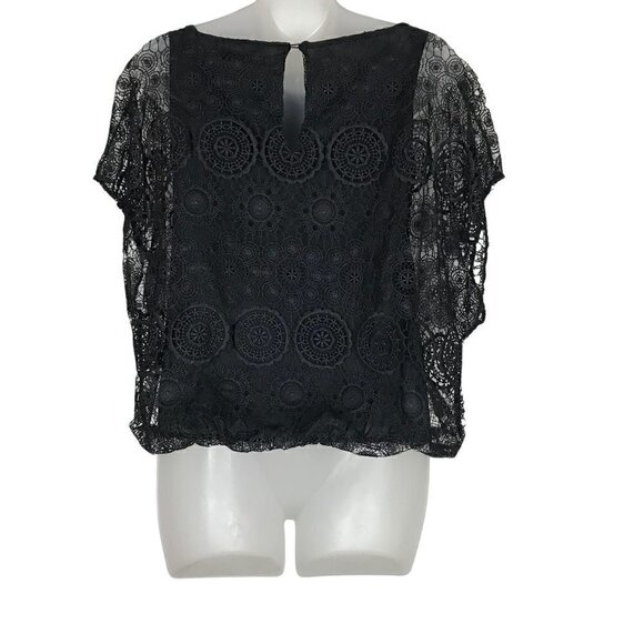 ALICE and Olivia - Lace over Camisole sleeveless  Blouse Size S - Picture 5 of 7